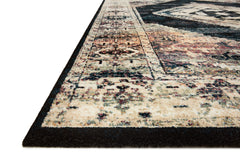 Loloi Rugs Jasmine Collection Rug in Ink, Multi - 7.8 x 10.8 feet