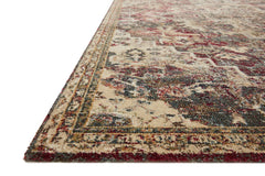 Loloi Rugs Jasmine Collection Rug in Ocean, Multi - 7.8 x 10.8 feet