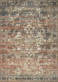 Loloi Rugs Jasmine Collection Rug in Natural, Multi - 7.8 x 10.8 feet