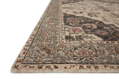 Loloi Rugs Jasmine Collection Rug in Dove, Denim - 7.8 x 10.8 feet