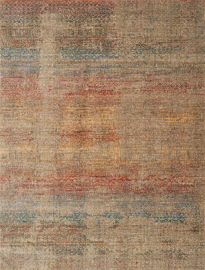 Loloi Rugs Javari Collection Rug in Smoke, Prism - 6.6 x 9.3 feet