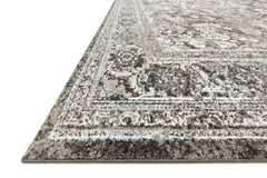 Loloi Rugs Joaquin Collection Rug in Charcoal, Ivory - 9.5 x 13 feet