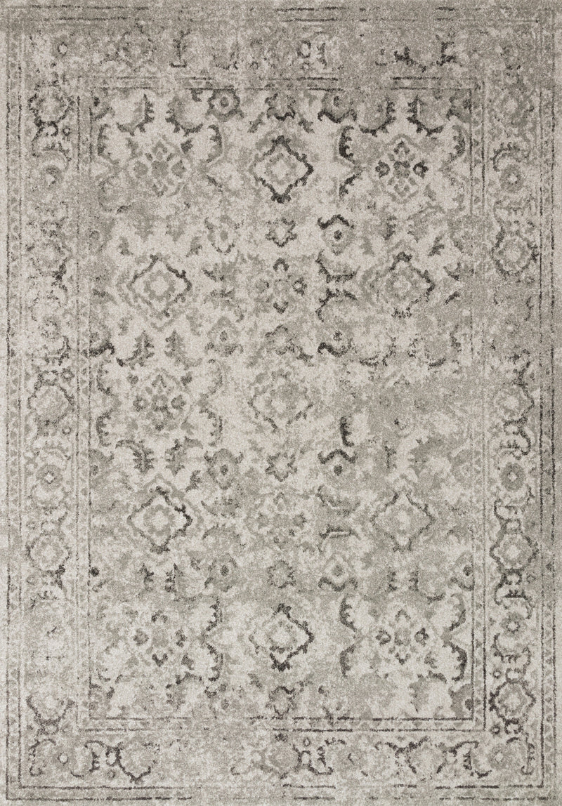 Loloi Rugs Joaquin Collection Rug in Silver, Grey - 9.5 x 13 feet