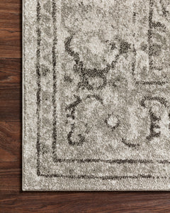 Loloi Rugs Joaquin Collection Rug in Silver, Grey - 9.5 x 13 feet