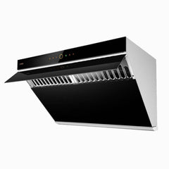 Fotile Appliance Package 30 In. Gas Range and 30 In. Black Range Hood with Touch Buttons, 1,000 CFM, AP-RLS30506-2