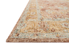 Loloi Rugs Julian Collection Rug in Terracotta, Gold - 7.8 x 9.8 feet