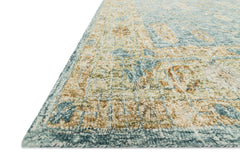 Loloi Rugs Julian Collection Rug in Blue, Gold - 7.8 x 9.8 feet