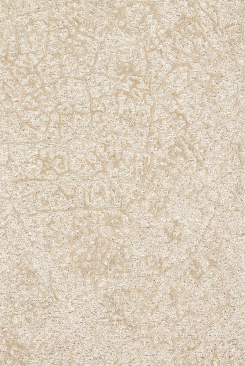 Loloi Rugs Juneau Collection Rug in Ant Ivory, Beige - 5 x 7.5 feet