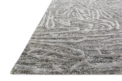 Loloi Rugs Juneau Collection Rug in Grey, Grey - 5 x 7.5 feet