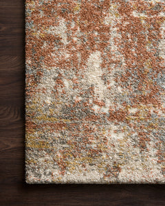 Loloi Rugs Landscape Collection Rug in Rust - 7.6 x 10.5 feet