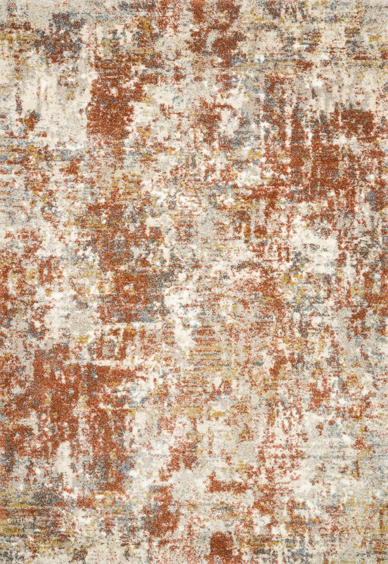 Loloi Rugs Landscape Collection Rug in Rust - 7.6 x 10.5 feet