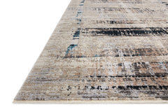 Loloi Rugs Leigh Collection Rug in Granite, Slate - 7.8 x 10.8 feet