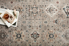 Loloi Rugs Leigh Collection Rug in Dove, Multi - 7.8 x 10.8 feet