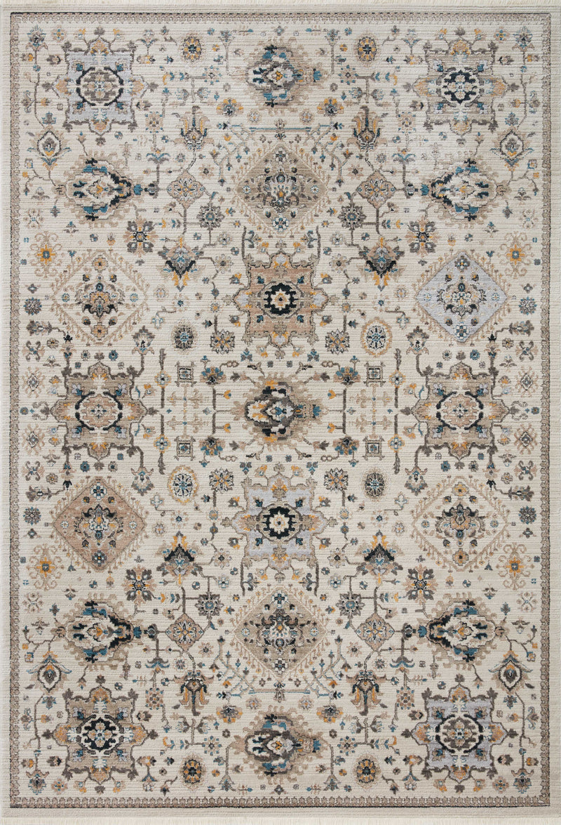 Loloi Rugs Leigh Collection Rug in Ivory, Taupe - 7.8 x 10.8 feet