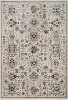 Loloi Rugs Leigh Collection Rug in Ivory, Taupe - 6.6 x 9.5 feet