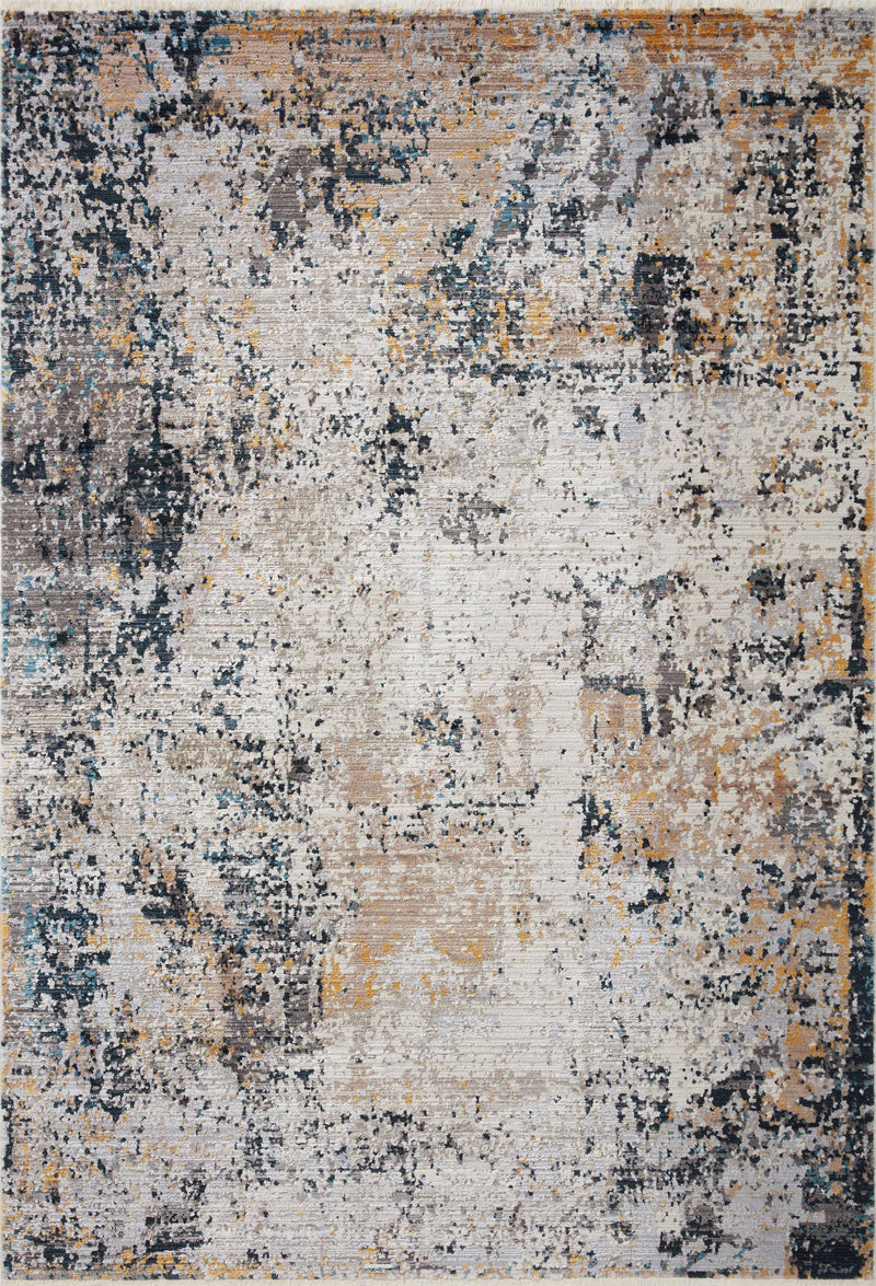 Loloi Rugs Leigh Collection Rug in Silver, Multi - 7.8 x 10.8 feet