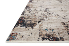 Loloi Rugs Leigh Collection Rug in Ivory, Charcoal - 7.8 x 10.8 feet