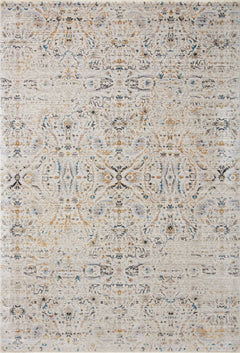 Loloi Rugs Leigh Collection Rug in Ivory, Straw - 7.8 x 10.8 feet