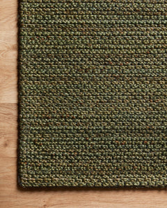 Loloi Rugs Lily Collection Rug in Green - 7.8 x 9.8 feet