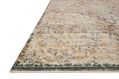 Loloi Rugs Lourdes Collection Rug in Ivory, Multi - 7.8 x 10 feet