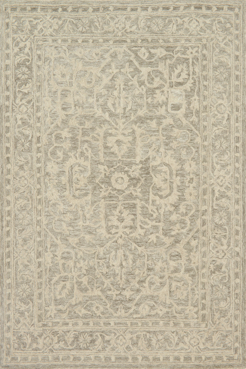 Loloi Rugs Lyle Collection Rug in Stone - 7.8 x 9.8 feet