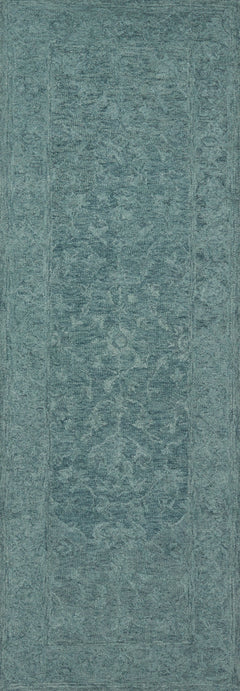 Loloi Rugs Lyle Collection Rug in Teal - 7.8 x 9.8 feet