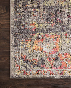 Loloi Rugs Medusa Collection Rug in Taupe, Sunset - 7.8 x 10.5 feet