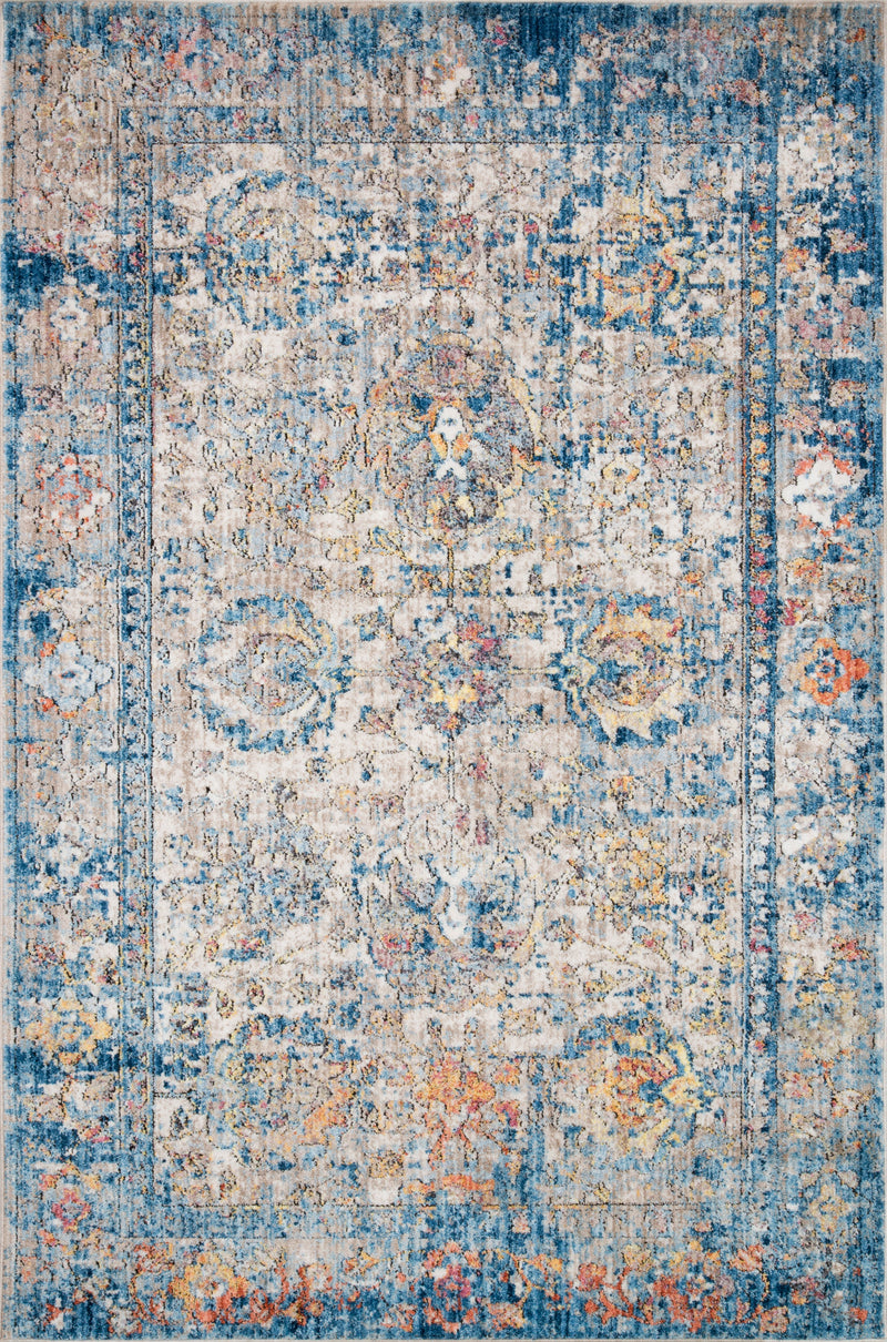 Loloi Rugs Medusa Collection Rug in Blue, Multi - 7.8 x 10.5 feet