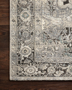 Loloi Rugs Mika Collection Rug in Grey, Blue - 10.5 x 13.8 feet