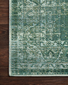 Loloi Rugs Mika Collection Rug in Green, Mist - 10.5 x 13.8 feet