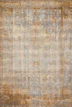 Loloi Rugs Mika Collection Rug in Ant. Ivory, Copper - 10.5 x 13.8 feet