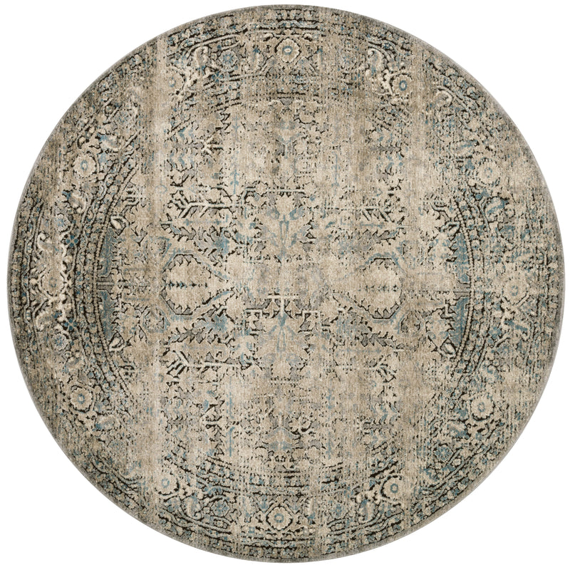 Loloi Rugs Millennium Collection Rug in Grey, Stone - 7.6 x 7.6 feet