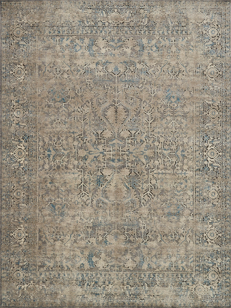 Loloi Rugs Millennium Collection Rug in Grey, Stone - 6.6 x 9.2 feet