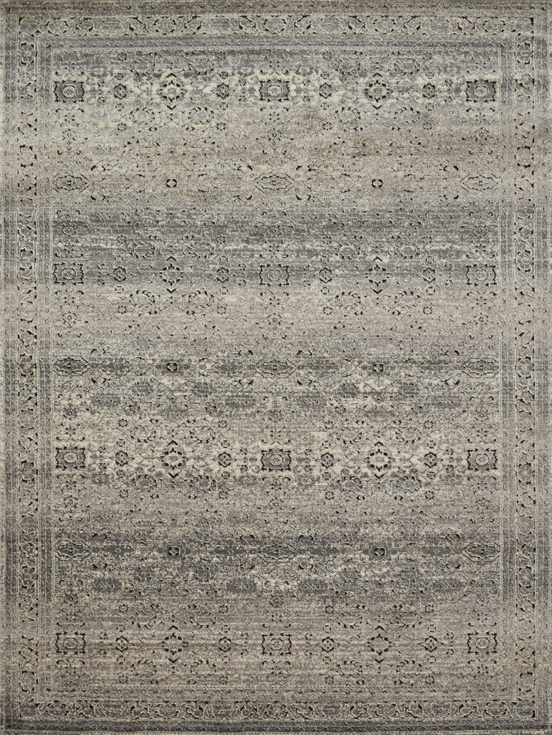 Loloi Rugs Millennium Collection Rug in Grey, Charcoal - 7.8 x 10.5 feet