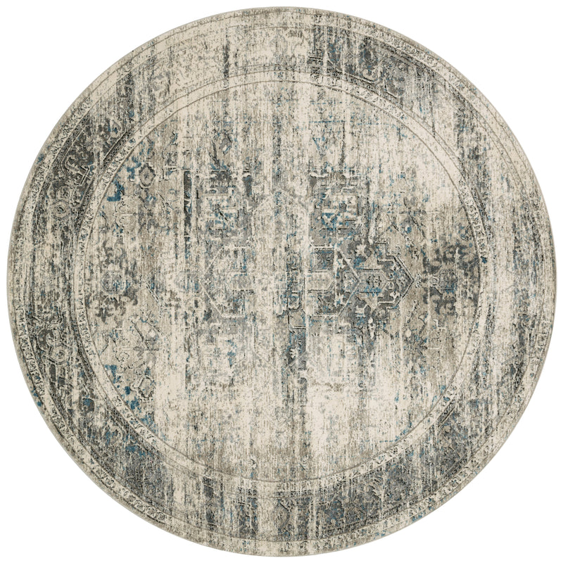 Loloi Rugs Millennium Collection Rug in Taupe, Ivory - 7.6 x 7.6 feet