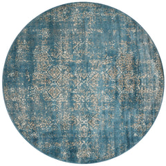 Loloi Rugs Millennium Collection Rug in Blue, Taupe - 7.8 x 10.5 feet