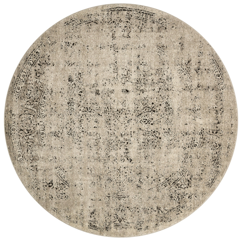 Loloi Rugs Millennium Collection Rug in Stone, Charcoal - 7.6 x 7.6 feet