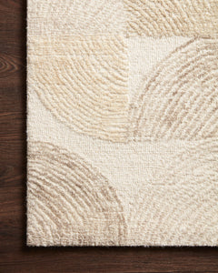 Loloi Rugs Milo Collection Rug in Pebble, Multi - 8.5 x 12 feet