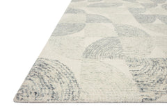 Loloi Rugs Milo Collection Rug in Slate, Denim - 9.3 x 13 feet