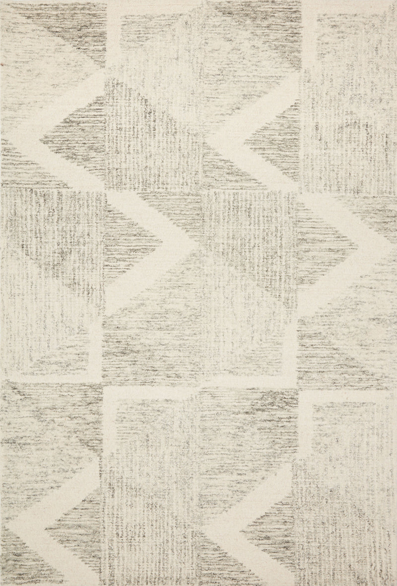 Loloi Rugs Milo Collection Rug in Lt Grey, Granite - 8.5 x 12 feet