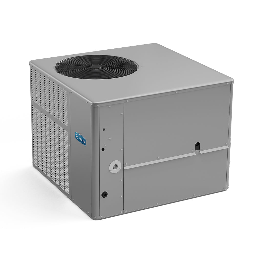 MRCOOL 4 Ton 14 SEER 115K BTU Heat Horizontal or Down Flow Package Air Conditioner and Gas, MPG48S108M414A