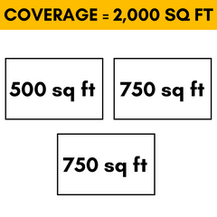 MRCOOL DIY Mini Split - 48,000 BTU 3 Zone Ductless Air Conditioner and Heat Pump with 16 ft. Install Kit, DIYM348HPW01C00