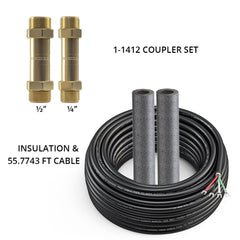 MRCOOL DIY Mini Split - 30,000 BTU 2-Zone Ductless Air Conditioner and Heat Pump with 25 ft. Install Kit, DIYM227HPW04B03