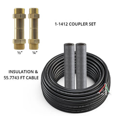 MRCOOL DIYCOUPLER-14 + DIYCOUPLER-12 + 75ft MC-5 Cable, 4th Gen, DIYCOUPLER-1412K75C