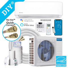 MRCOOL DIY 12,000 BTU Ductless Mini-Split Air Conditioner and Heat Pump, DIY-12-HP-115B25