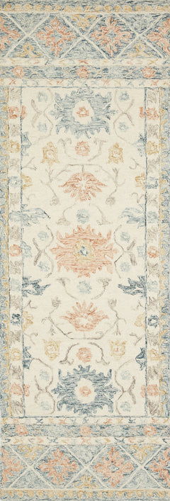 Loloi Rugs Norabel Collection Rug in Ivory, Multi - 9.3 x 13 feet