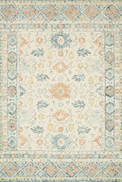 Loloi Rugs Norabel Collection Rug in Ivory, Multi - 9.3 x 13 feet