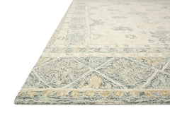 Loloi Rugs Norabel Collection Rug in Ivory, Slate - 9.3 x 13 feet