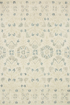 Loloi Rugs Norabel Collection Rug in Ivory, Grey - 9.3 x 13 feet