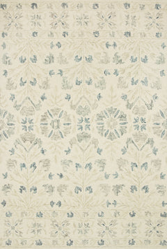 Loloi Rugs Norabel Collection Rug in Ivory, Grey - 8.5 x 12 feet